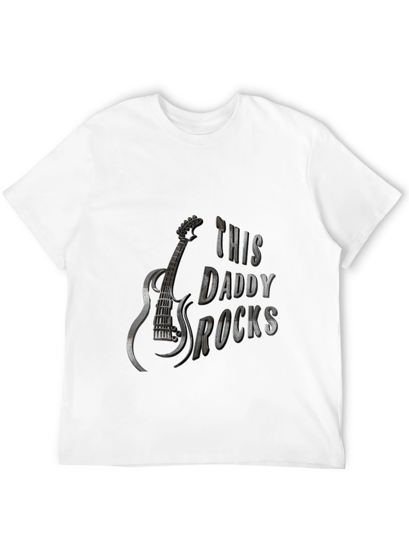 This Daddy Rocks Guitar T-Shirt