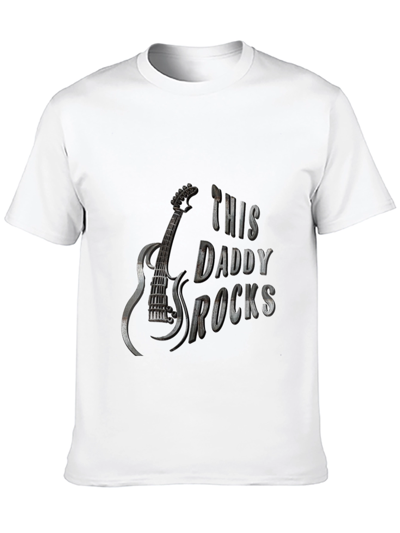 This Daddy Rocks Guitar T-Shirt