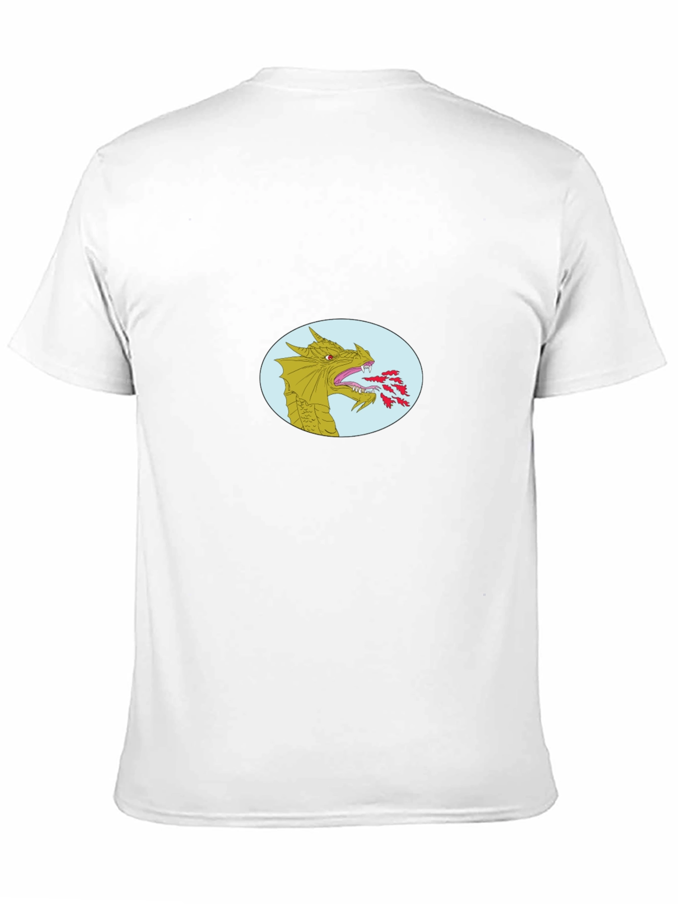 Dragon Fire T-Shirt - Black Cotton Blend