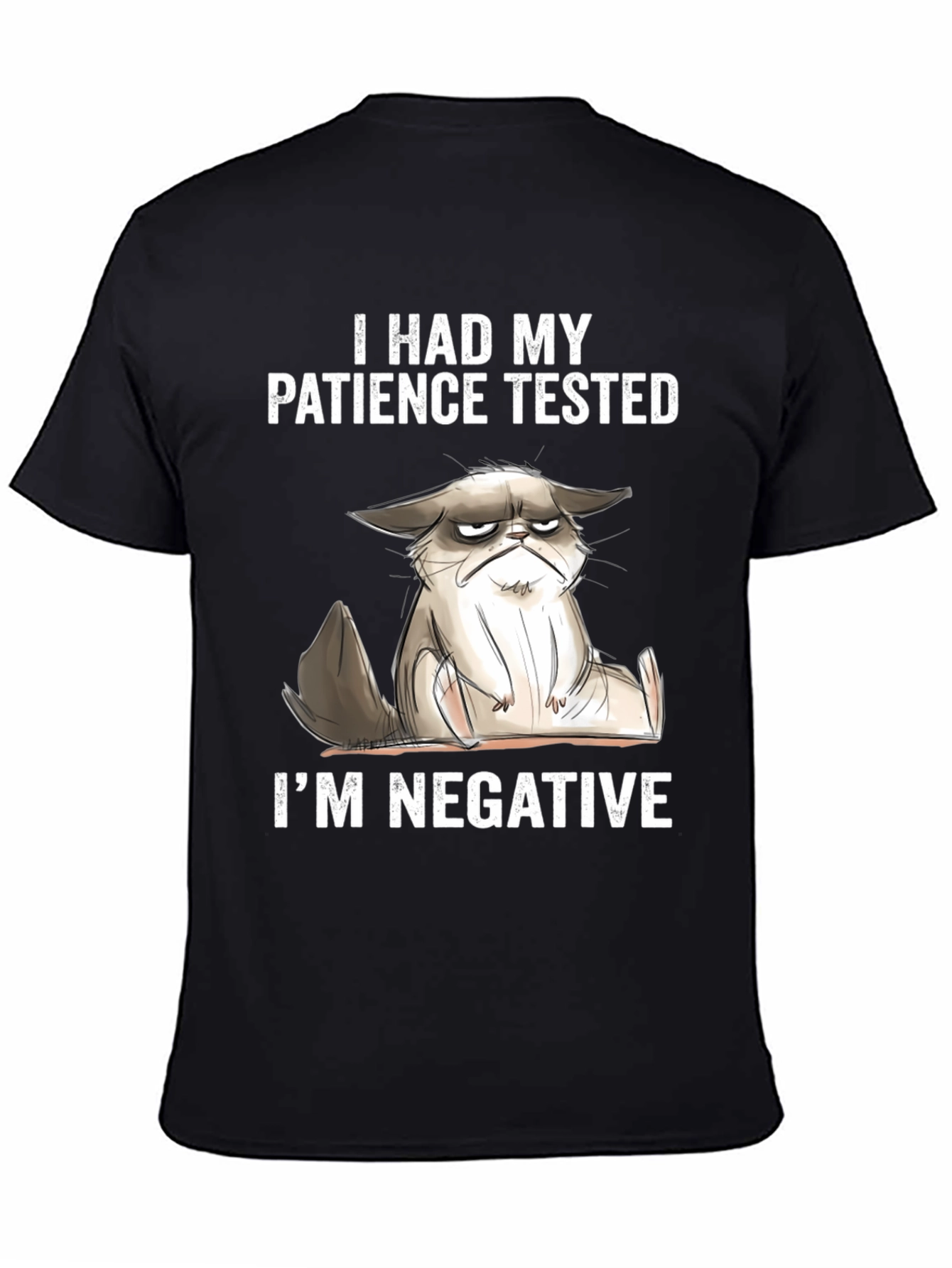 Grumpy Cat Patience Tested T-Shirt
