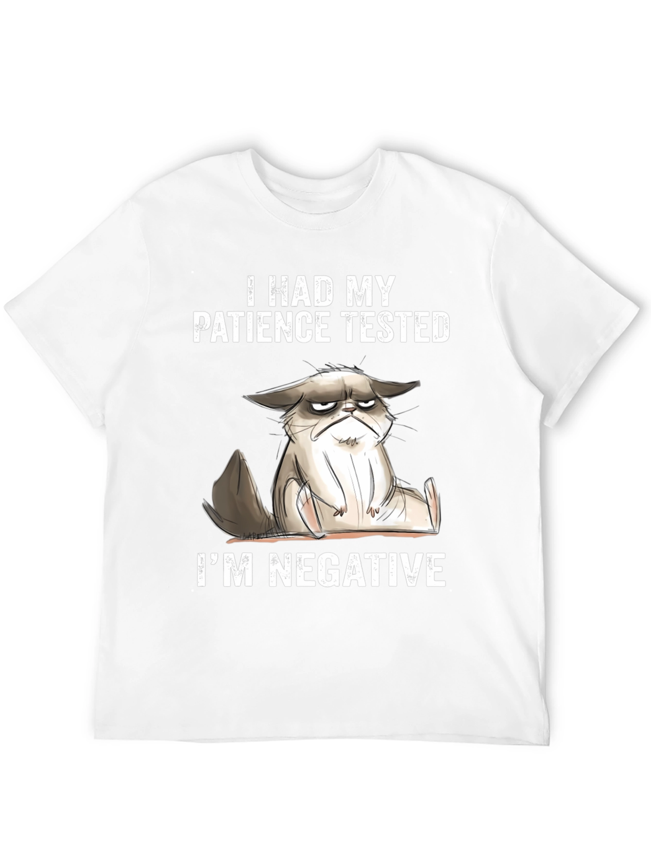 Grumpy Cat Patience Tested T-Shirt