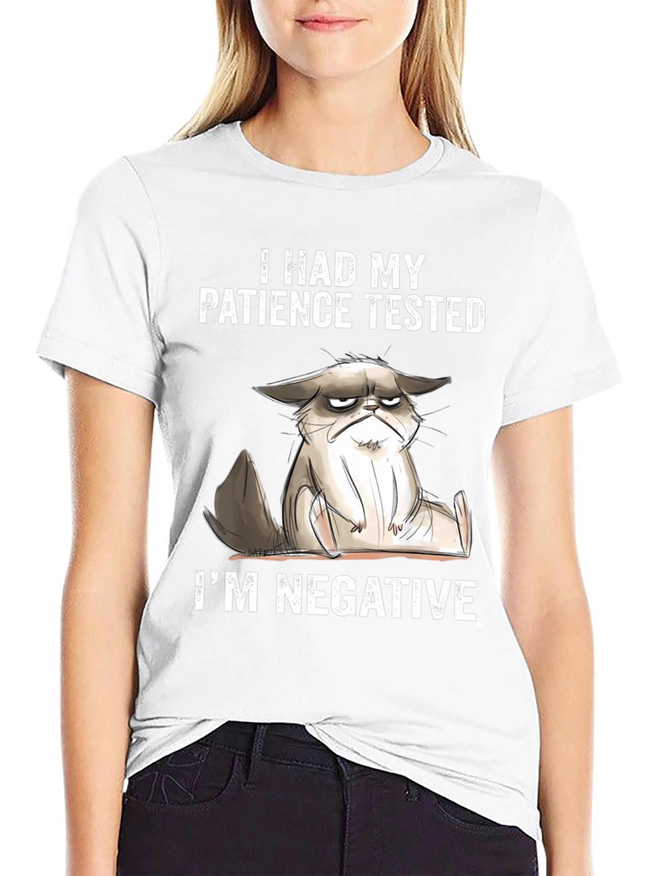 Grumpy Cat Patience Tested T-Shirt