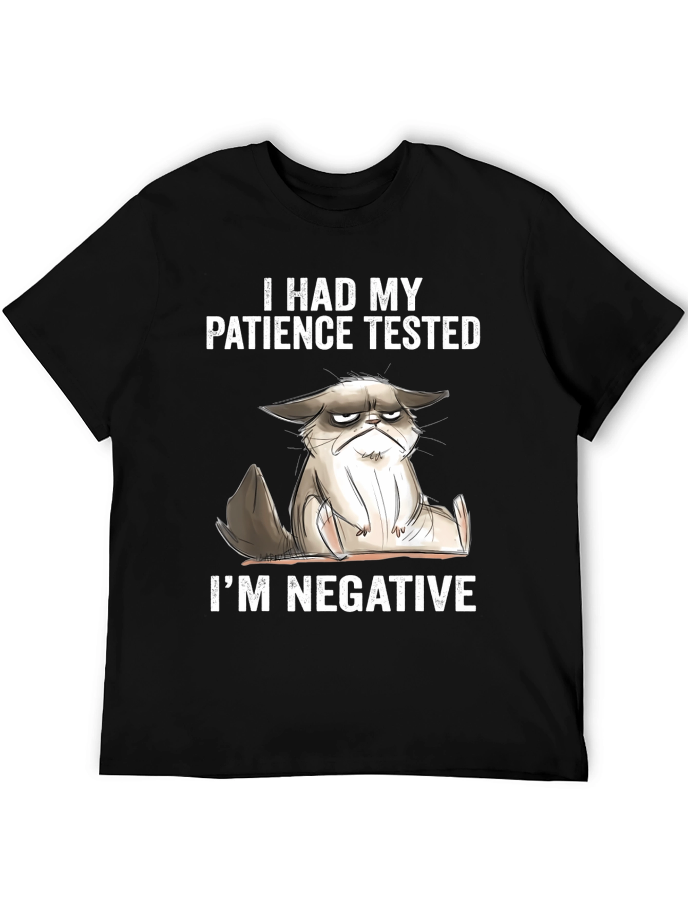 Grumpy Cat Patience Tested T-Shirt