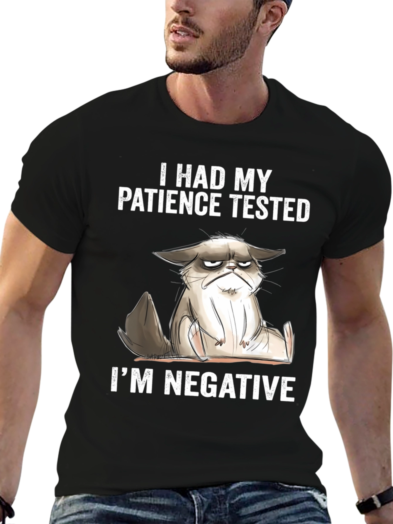 Grumpy Cat Patience Tested T-Shirt