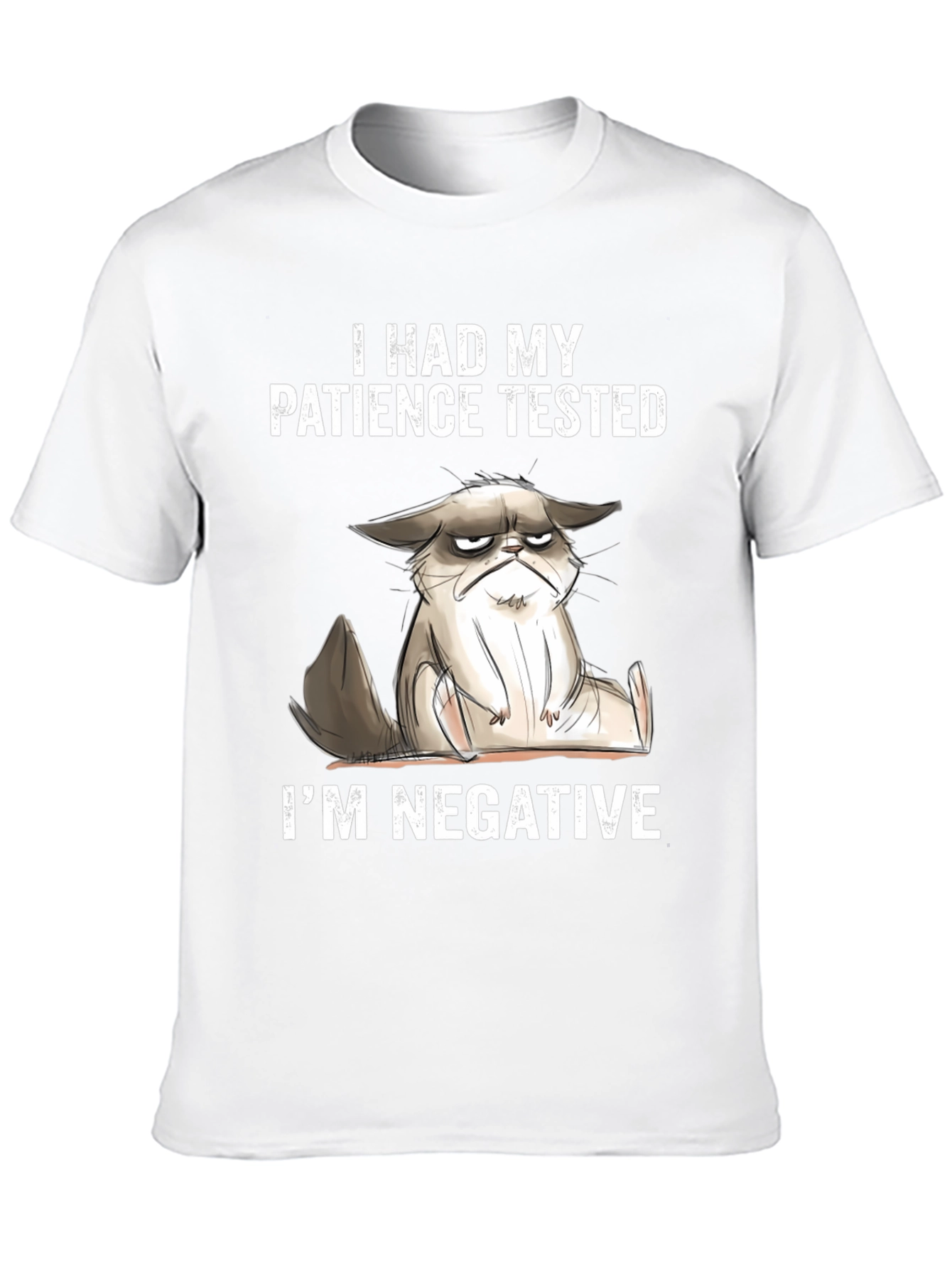Grumpy Cat Patience Tested T-Shirt