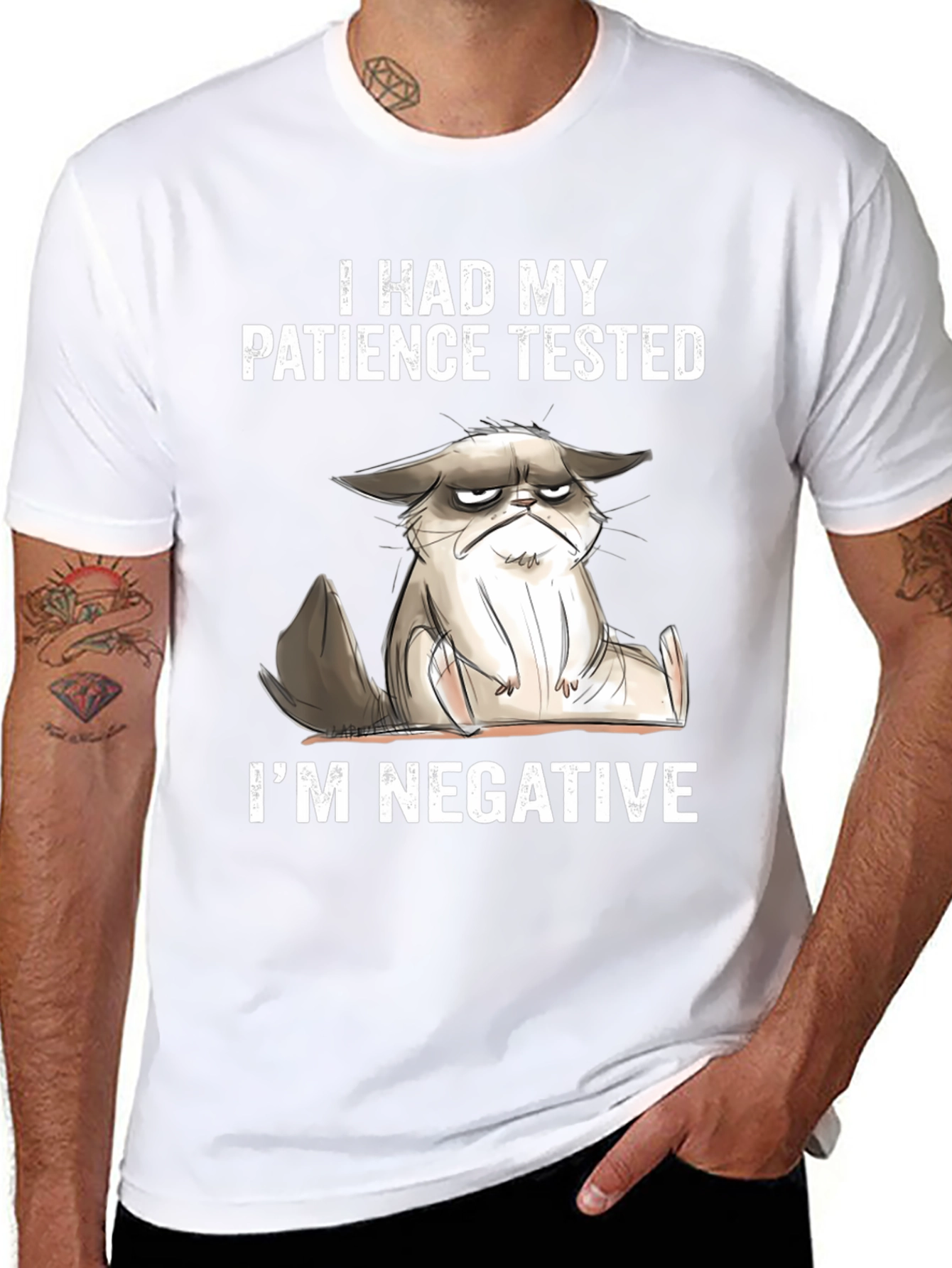 Grumpy Cat Patience Tested T-Shirt