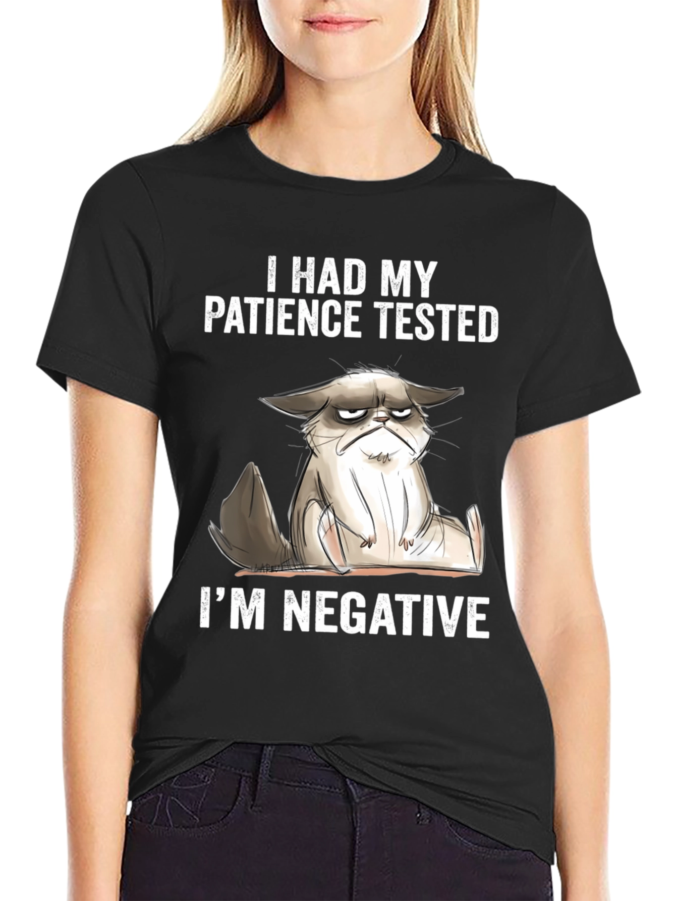 Grumpy Cat Patience Tested T-Shirt