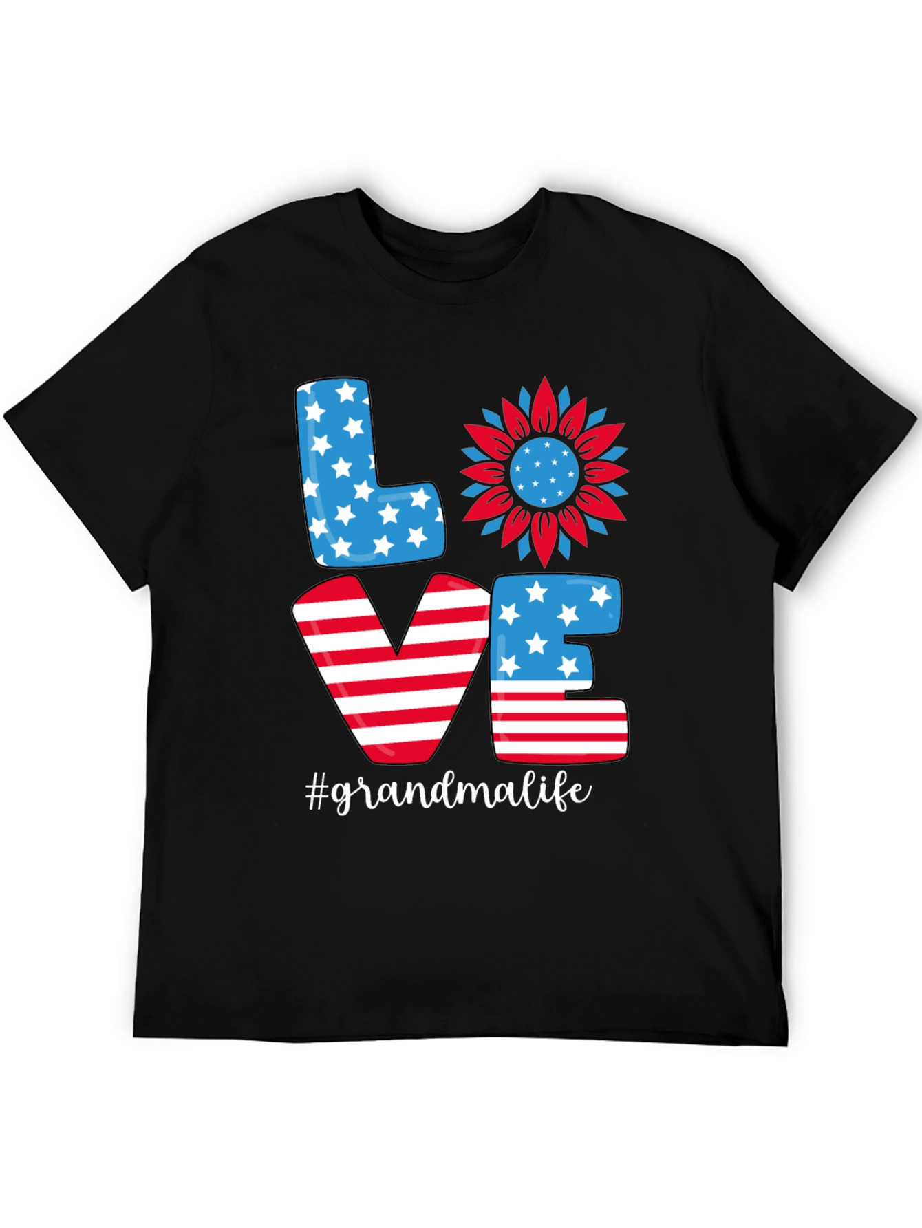 Grandma Life Patriotic T-Shirt