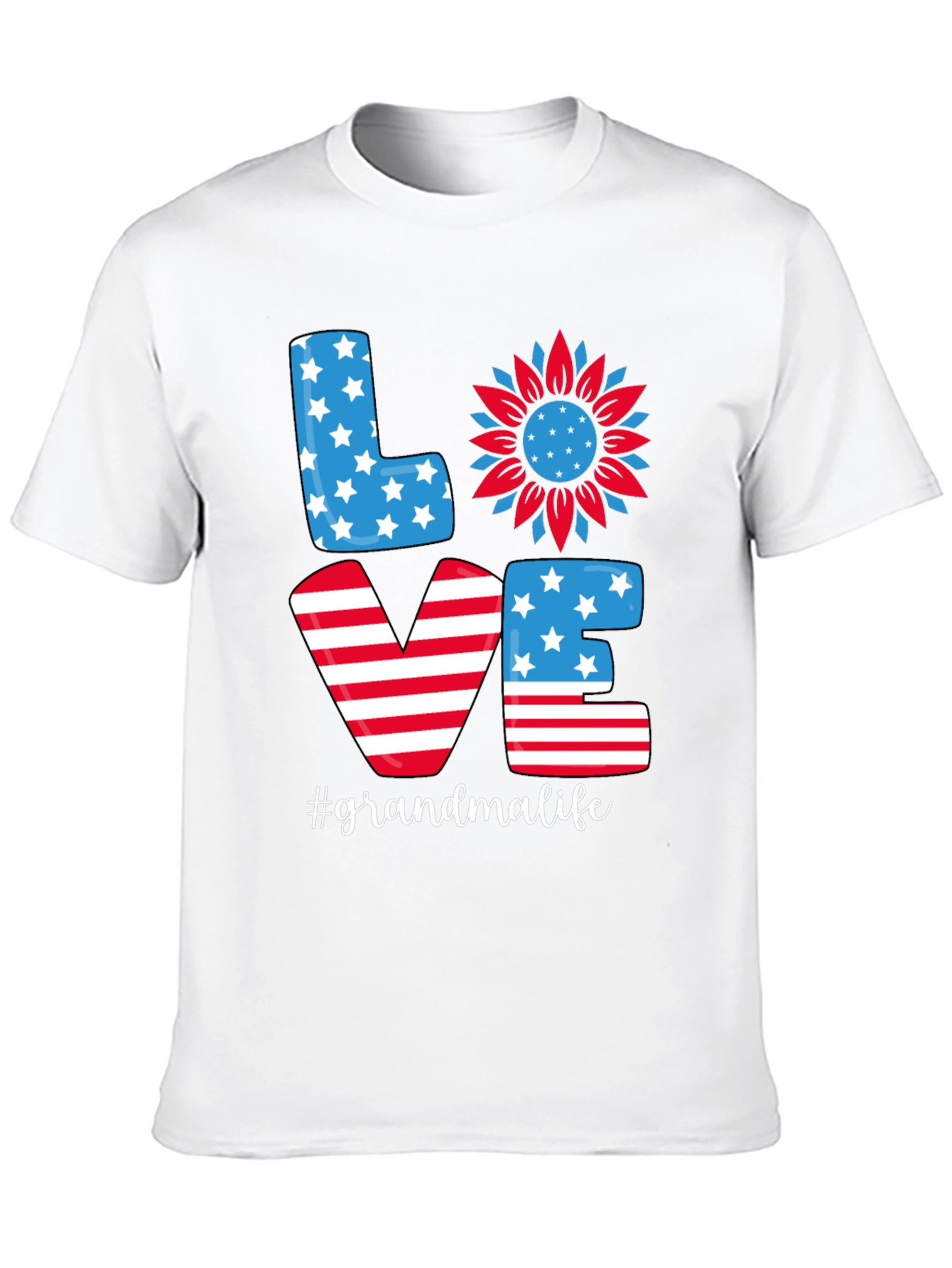 Grandma Life Patriotic T-Shirt
