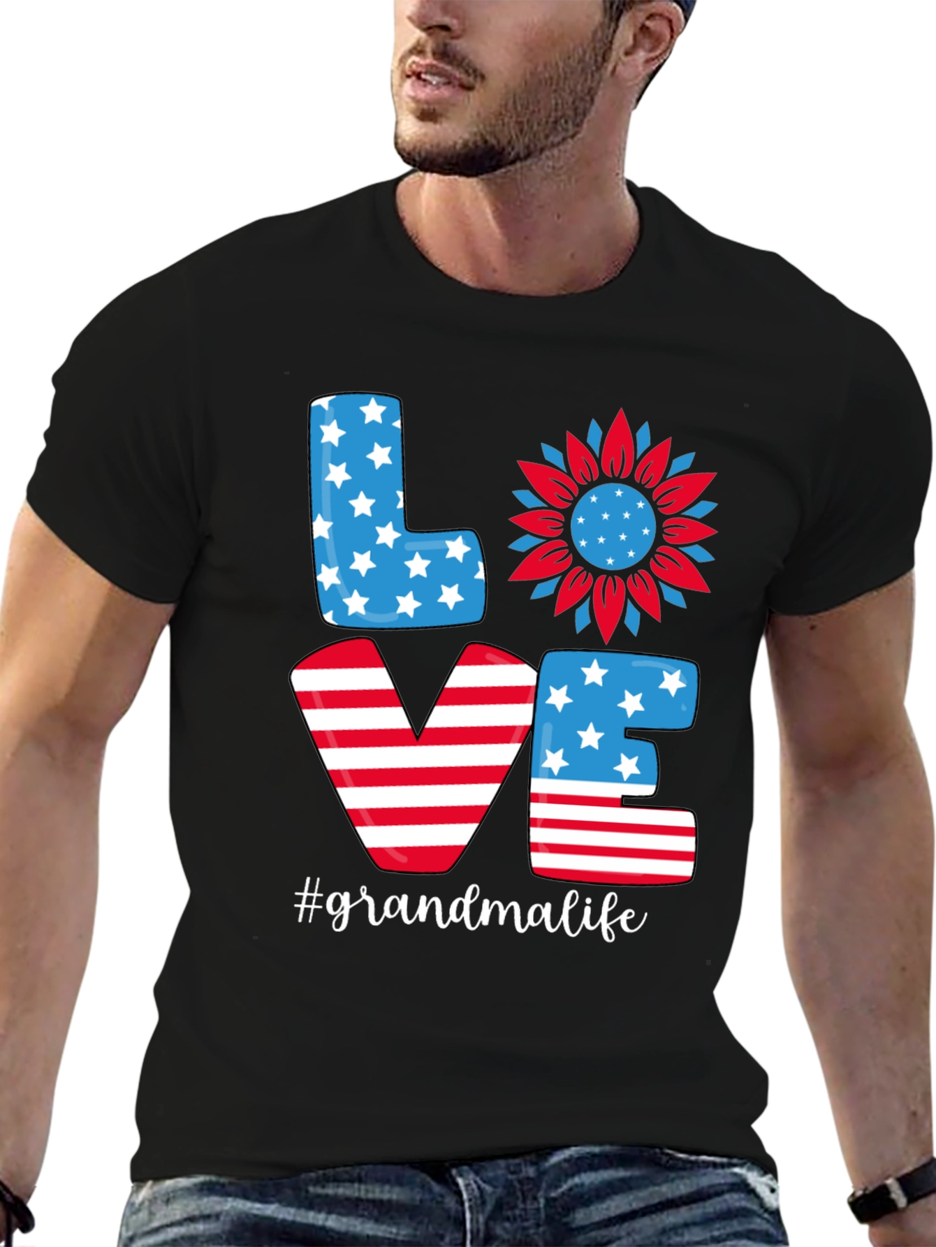 Grandma Life Patriotic T-Shirt