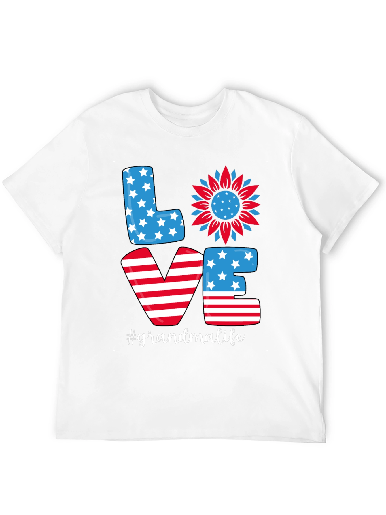 Grandma Life Patriotic T-Shirt