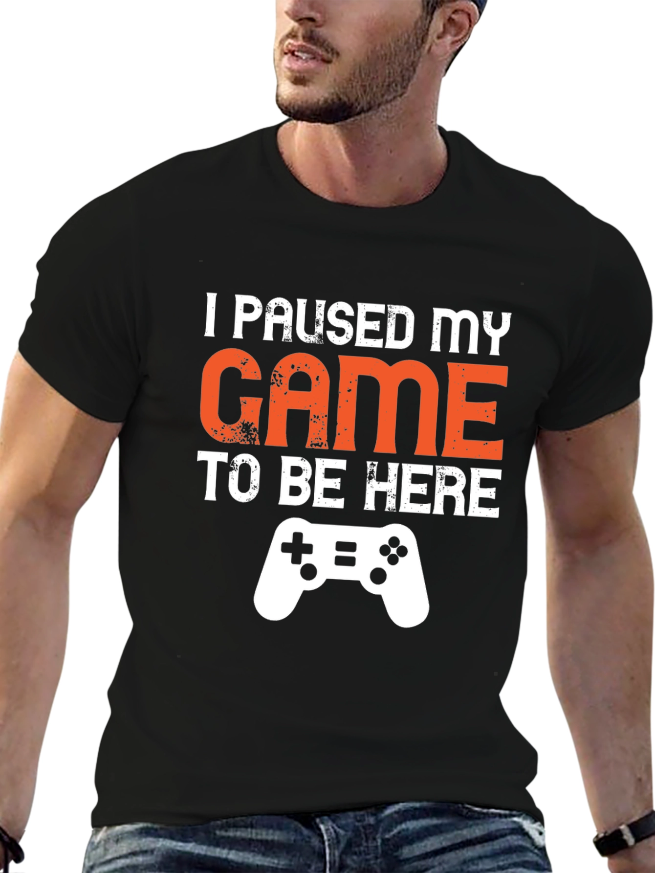 I Paused My Game to Be Here Graphic Tee