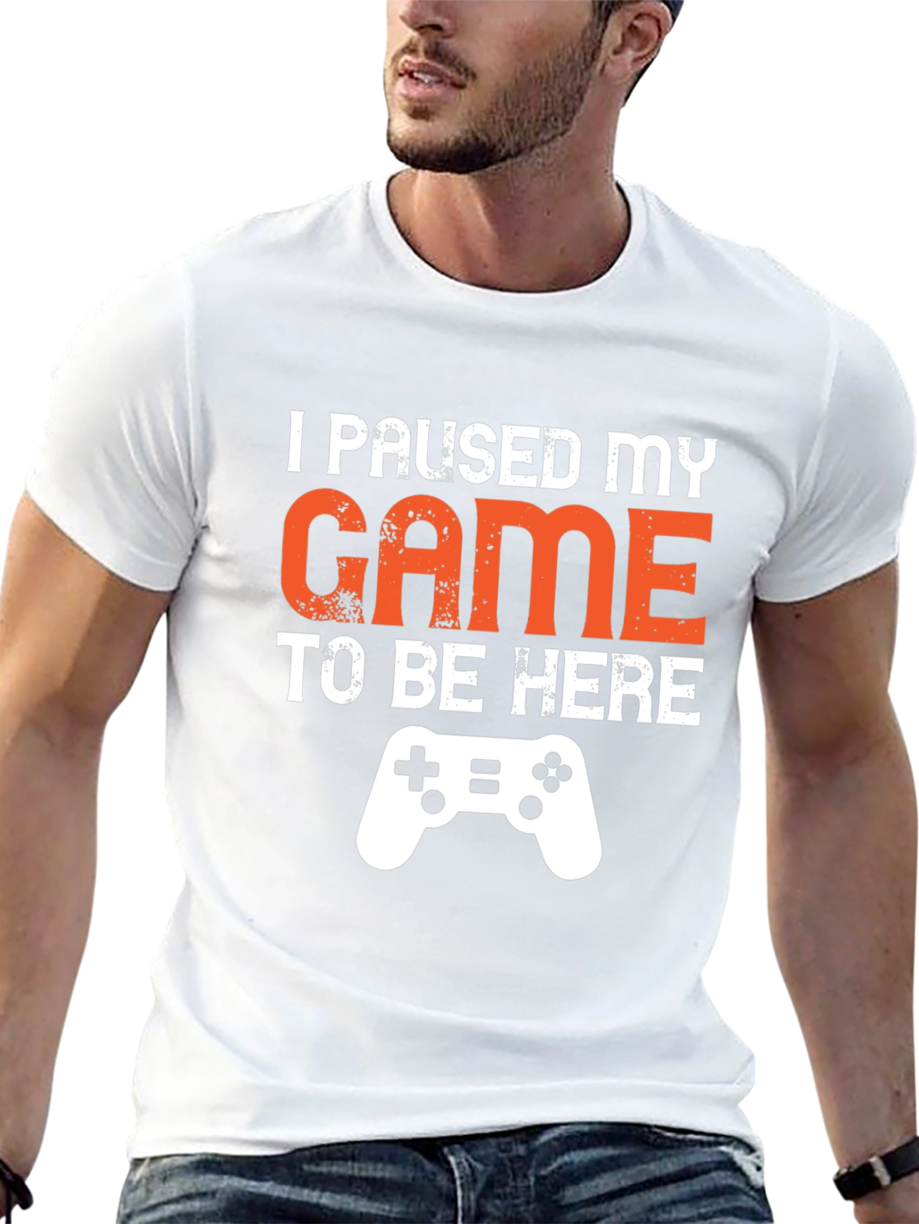 I Paused My Game to Be Here Graphic Tee