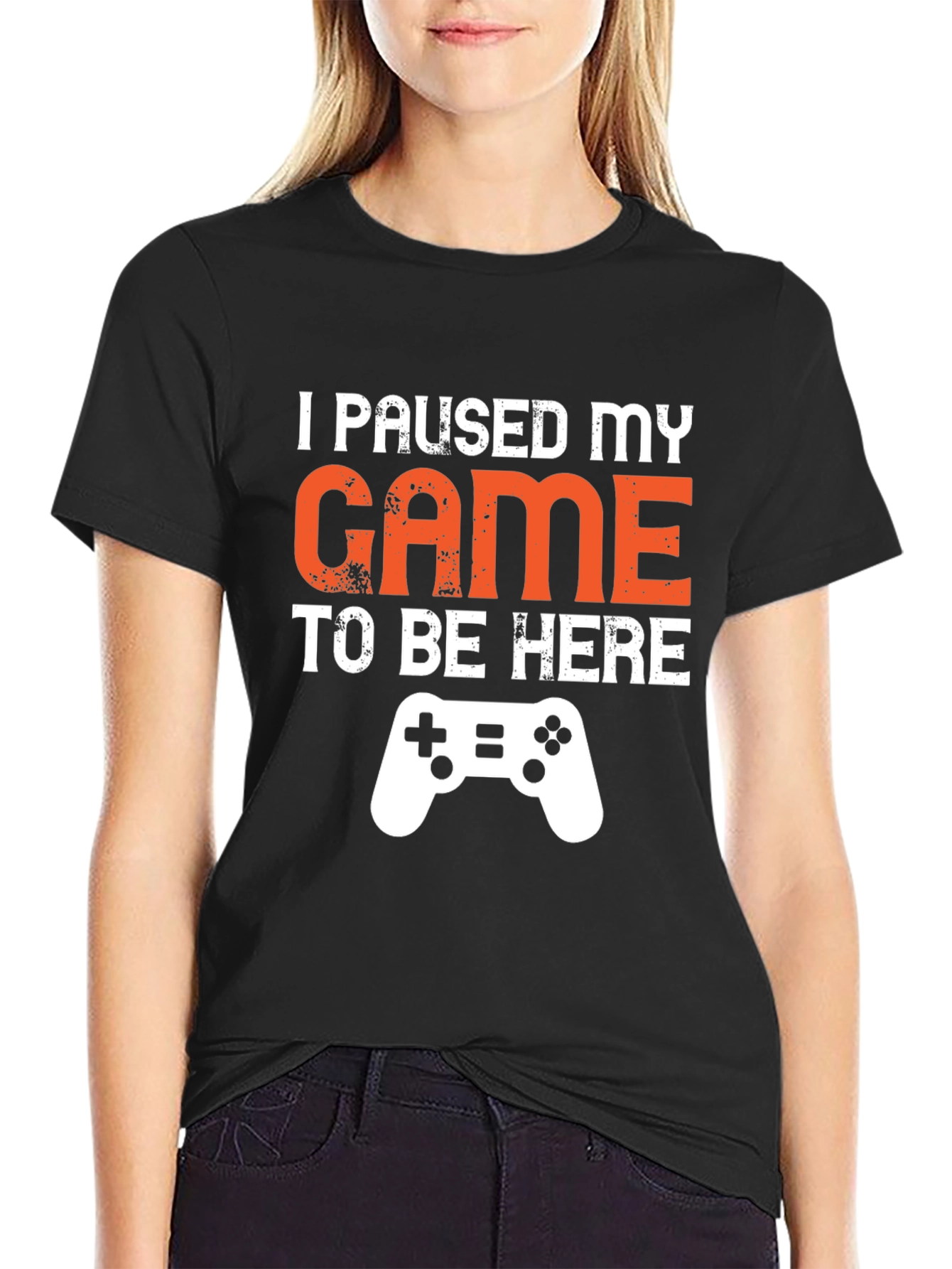I Paused My Game to Be Here Graphic Tee