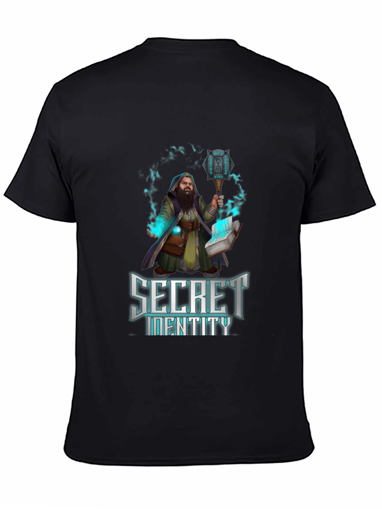 Secret Identity Graphic T-Shirt - Wizard Design