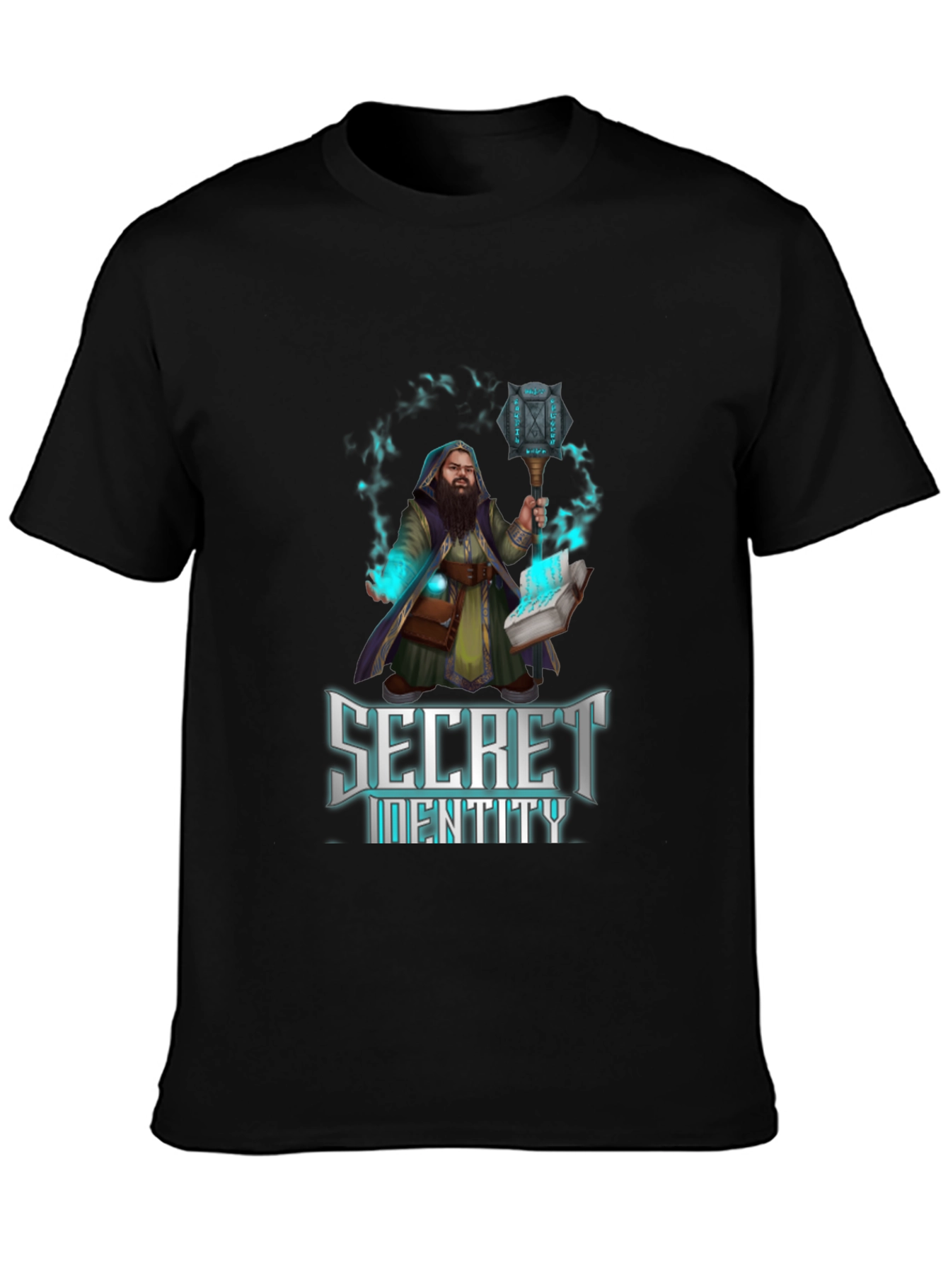 Secret Identity Graphic T-Shirt - Wizard Design