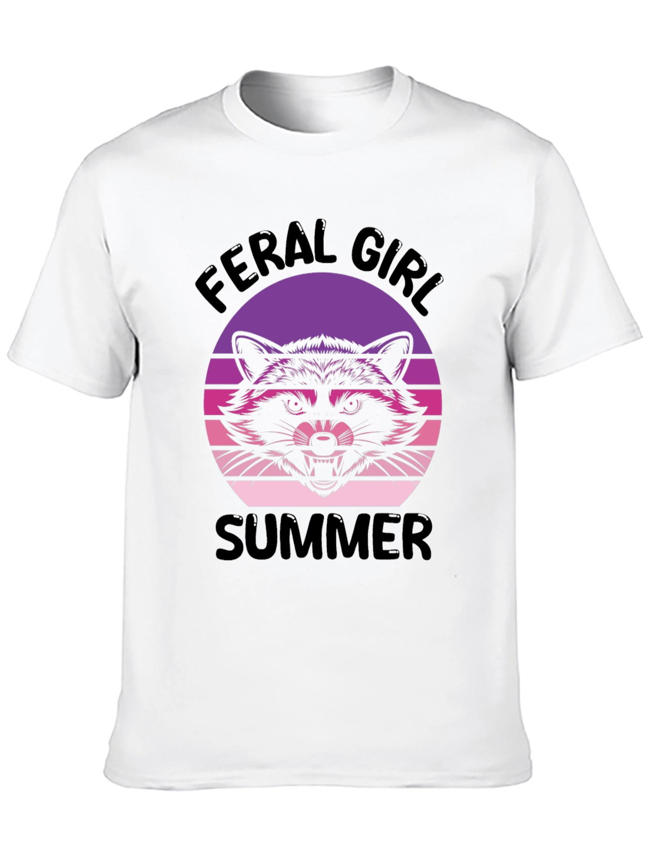 Feral Girl Summer Graphic T-Shirt