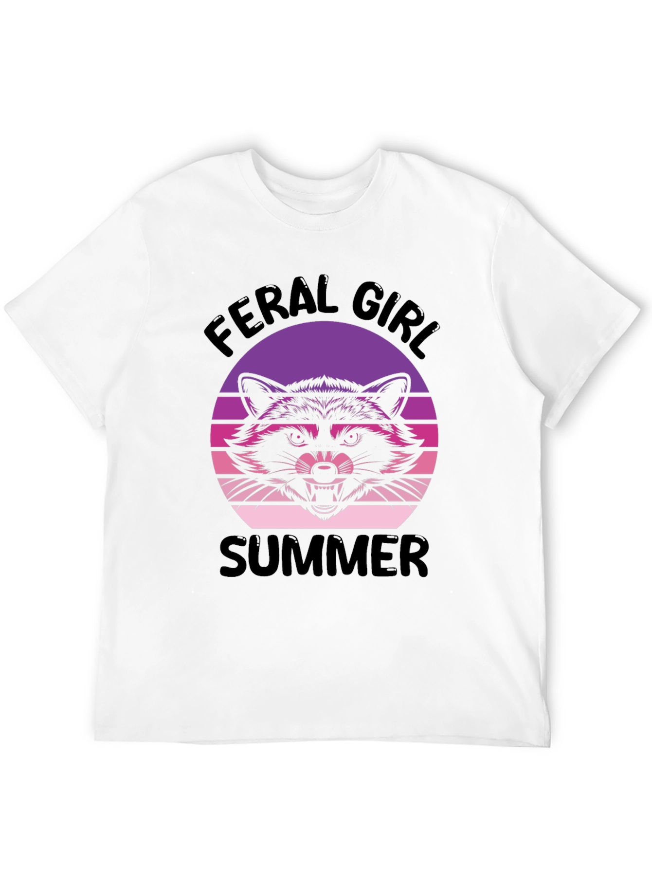Feral Girl Summer Graphic T-Shirt