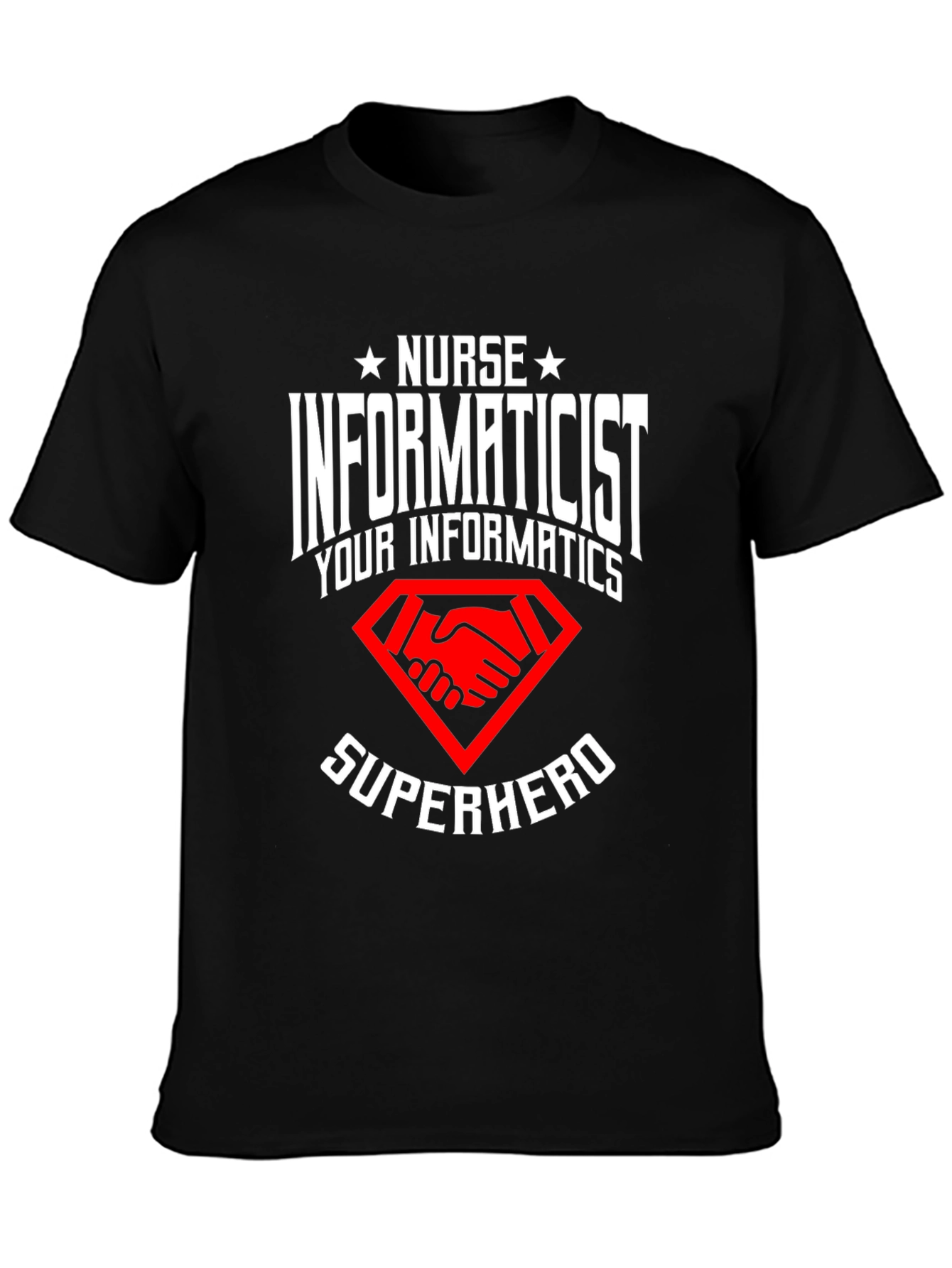 Nurse Informaticist Superhero T-Shirt
