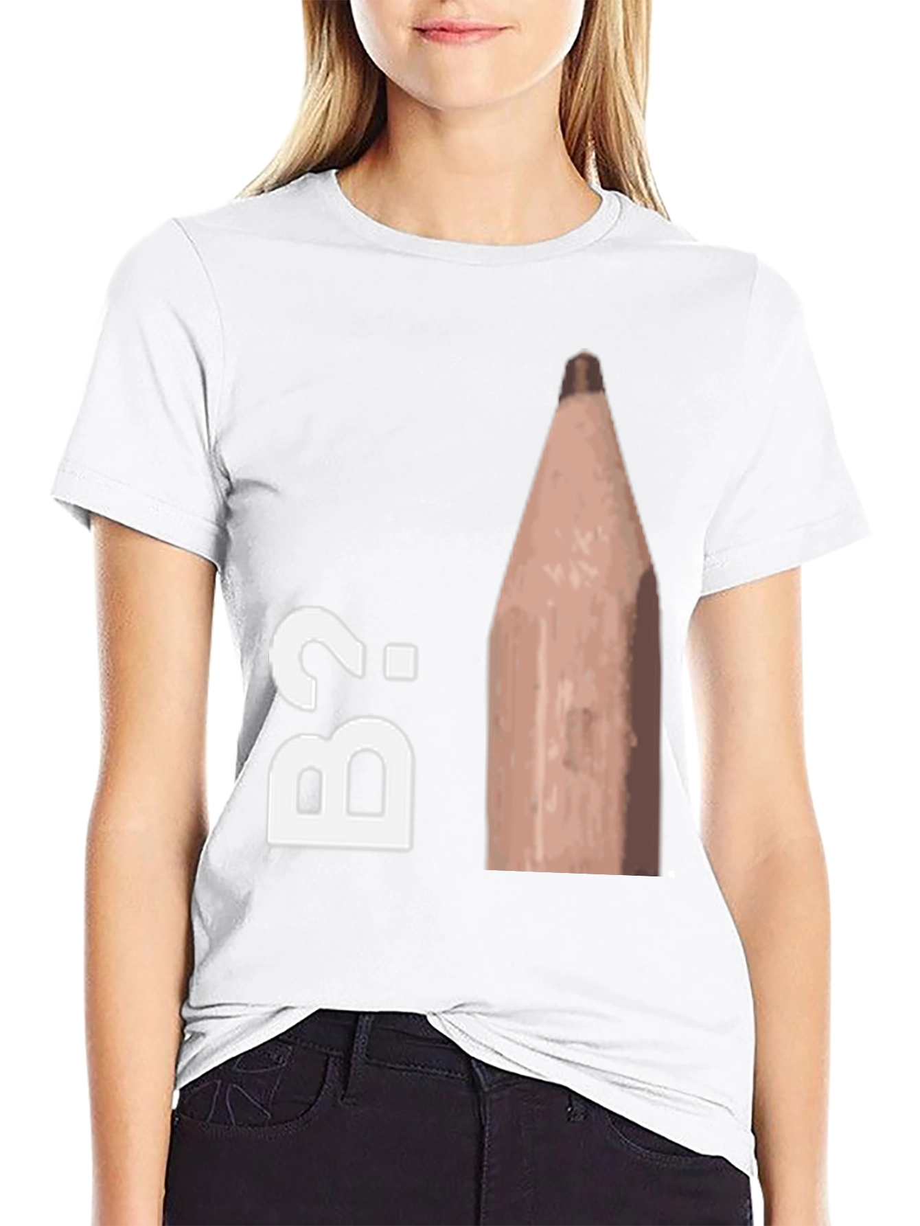 B2 Pencil Humor Graphic Tee