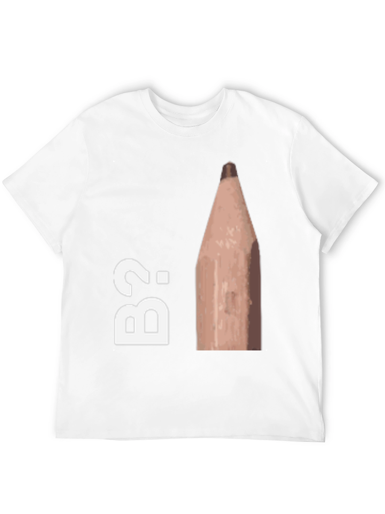 B2 Pencil Humor Graphic Tee