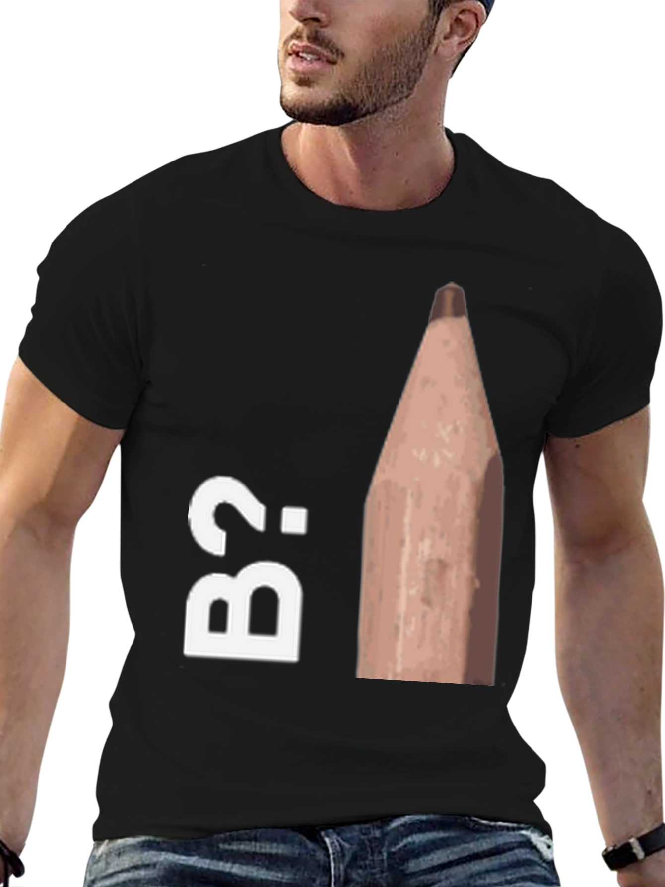 B2 Pencil Humor Graphic Tee