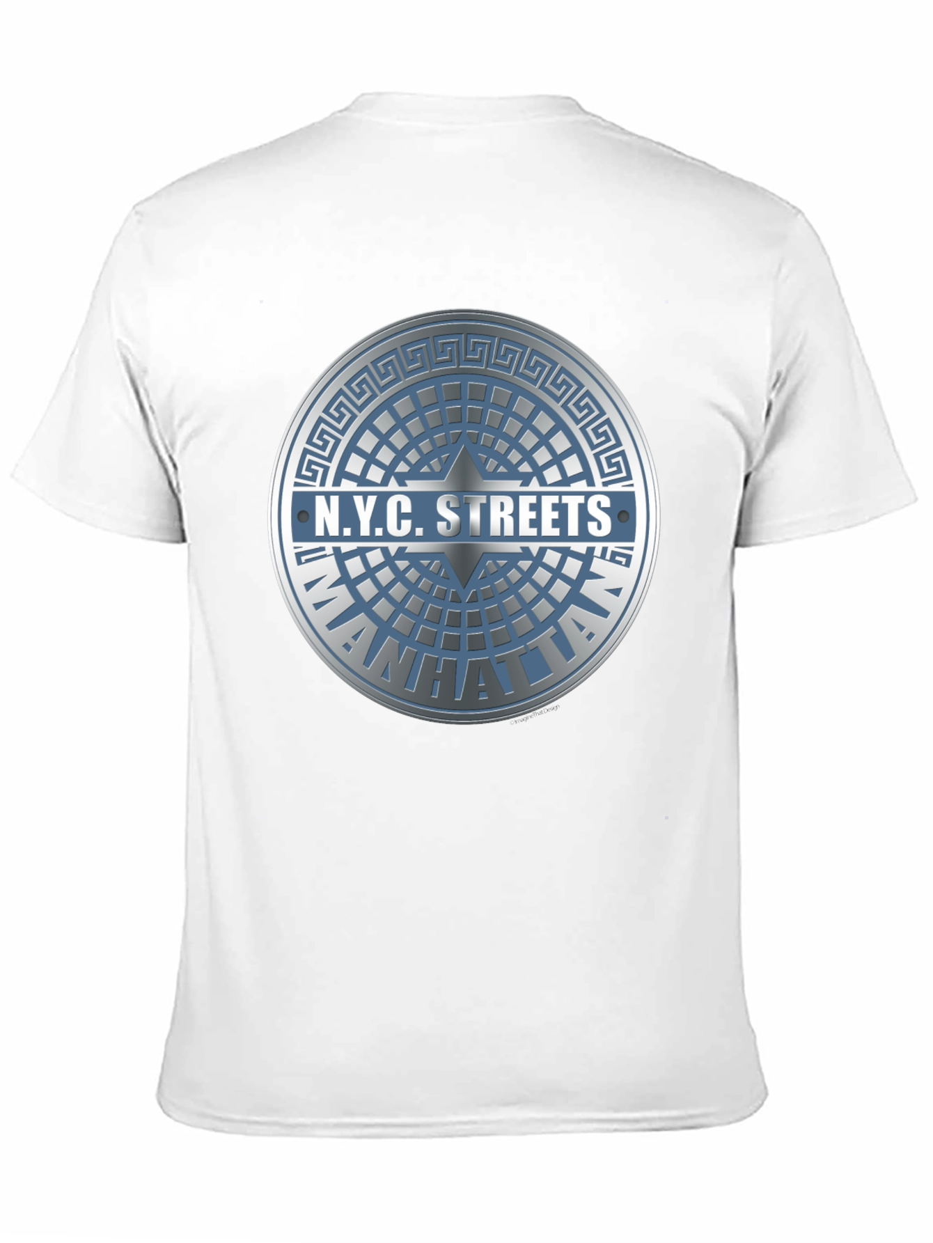 NYC Streets Manhattan T-Shirt - Black