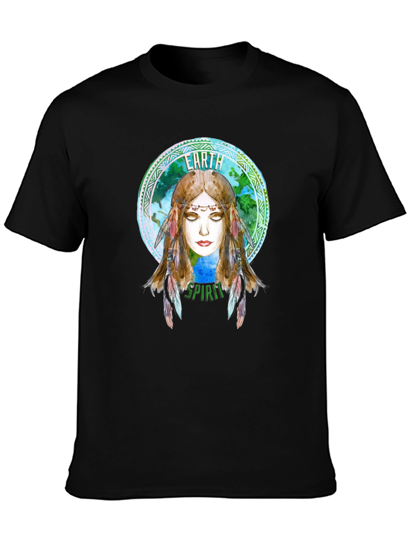 Earth Spirit Graphic T-Shirt - Nature Lovers Tee