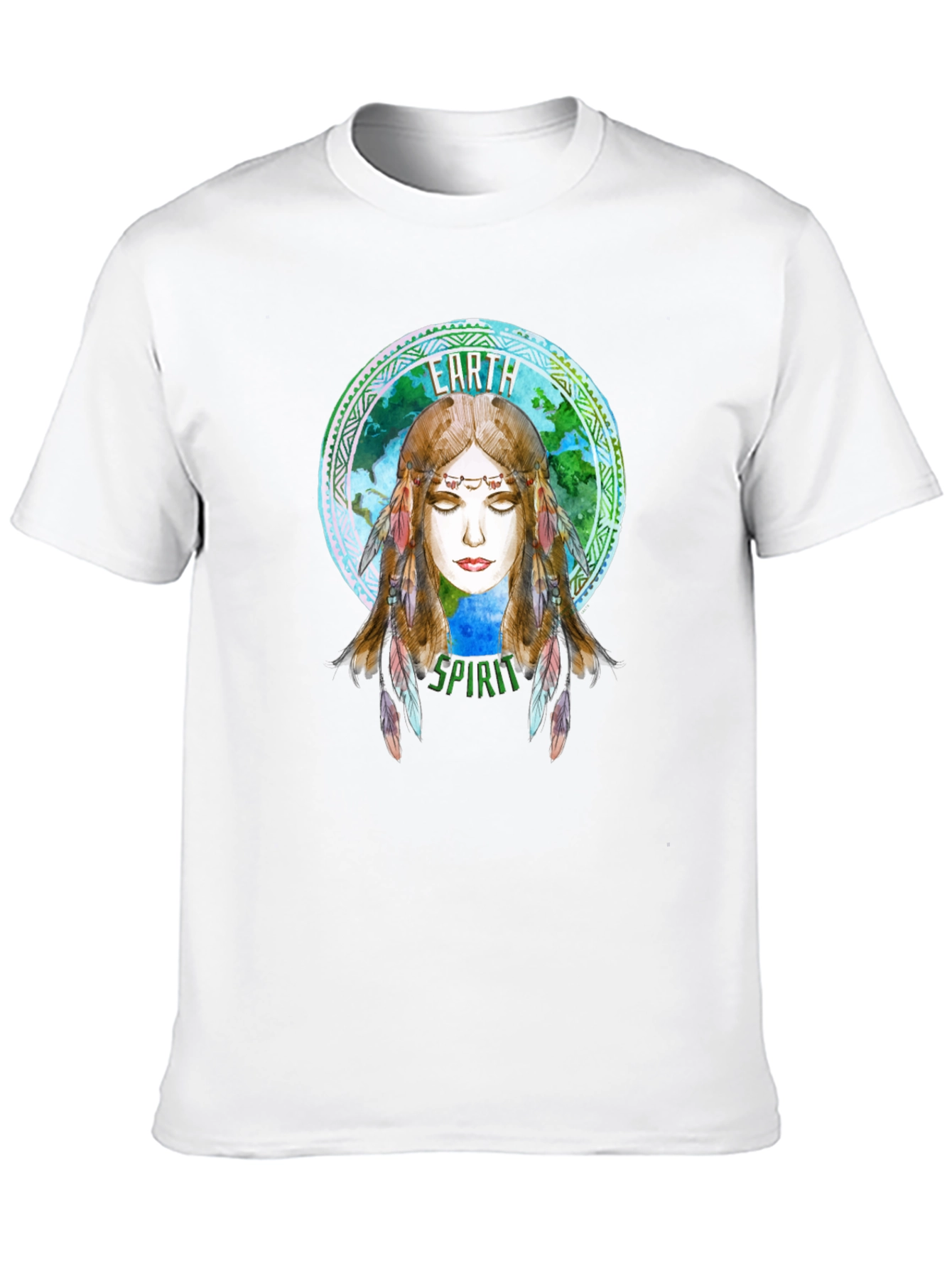 Earth Spirit Graphic T-Shirt - Nature Lovers Tee