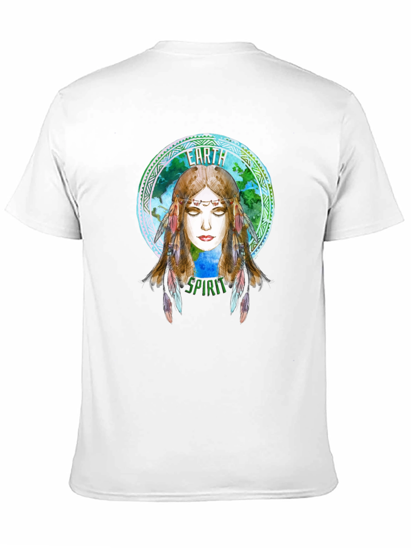 Earth Spirit Graphic T-Shirt - Nature Lovers Tee