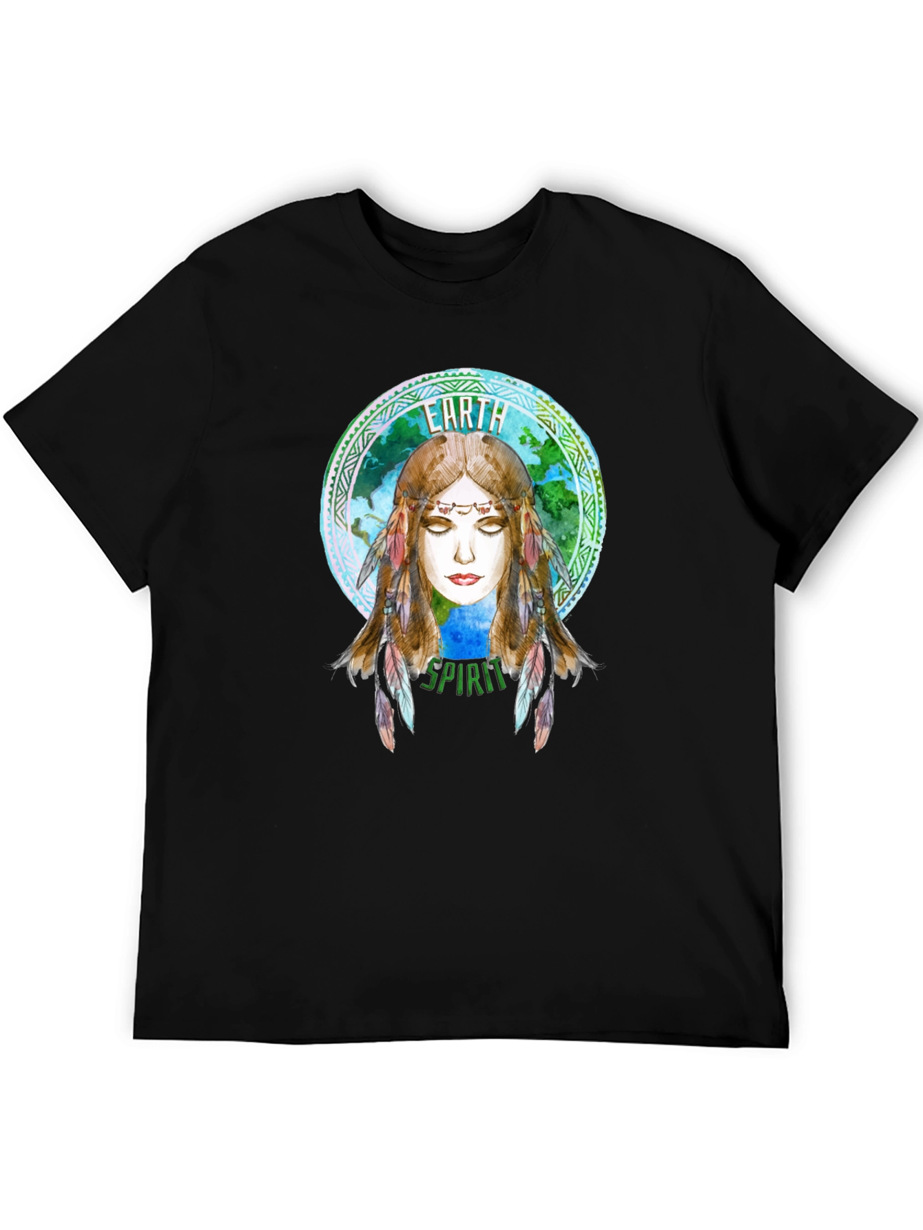 Earth Spirit Graphic T-Shirt - Nature Lovers Tee