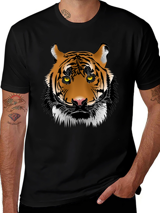 Tiger Graphic Tee - Bold Animal Print T-Shirt