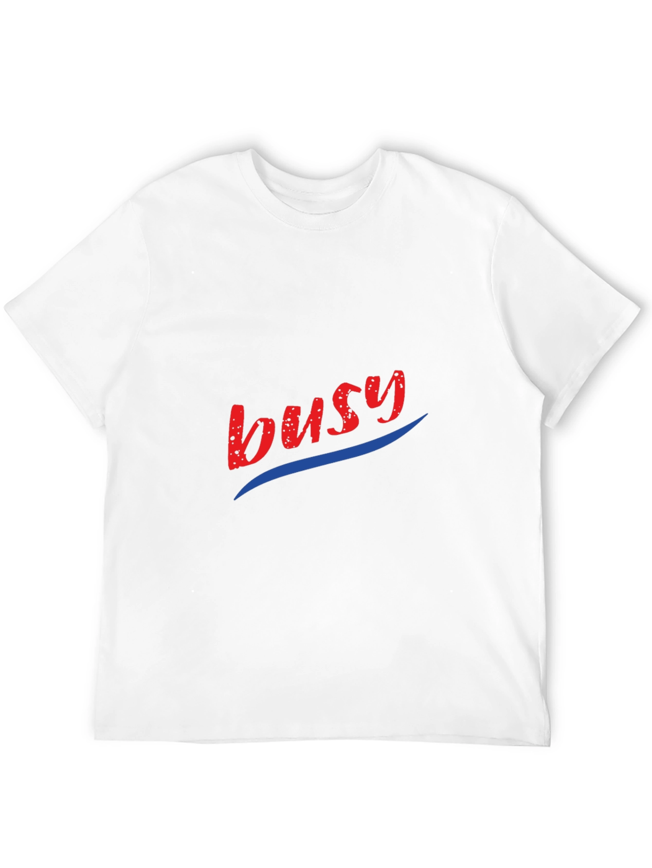 Busy Graphic Tee - Stylish Black T-Shirt