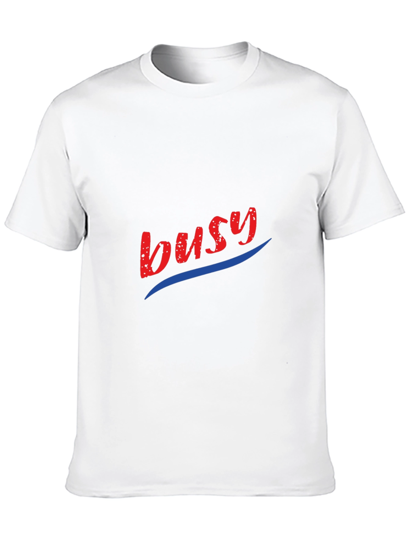 Busy Graphic Tee - Stylish Black T-Shirt