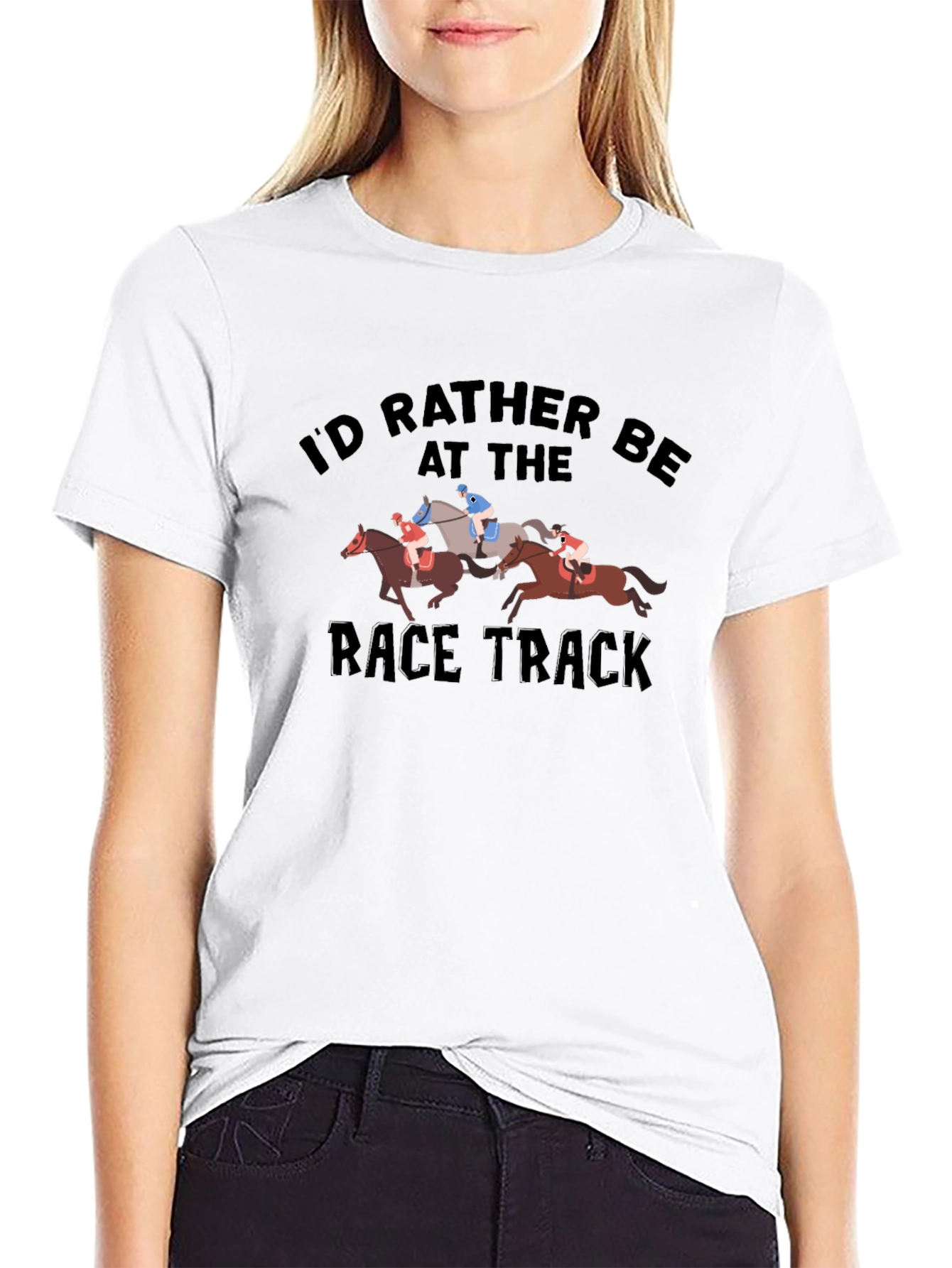 Race Track T-Shirt - Horse Racing Fan Tee