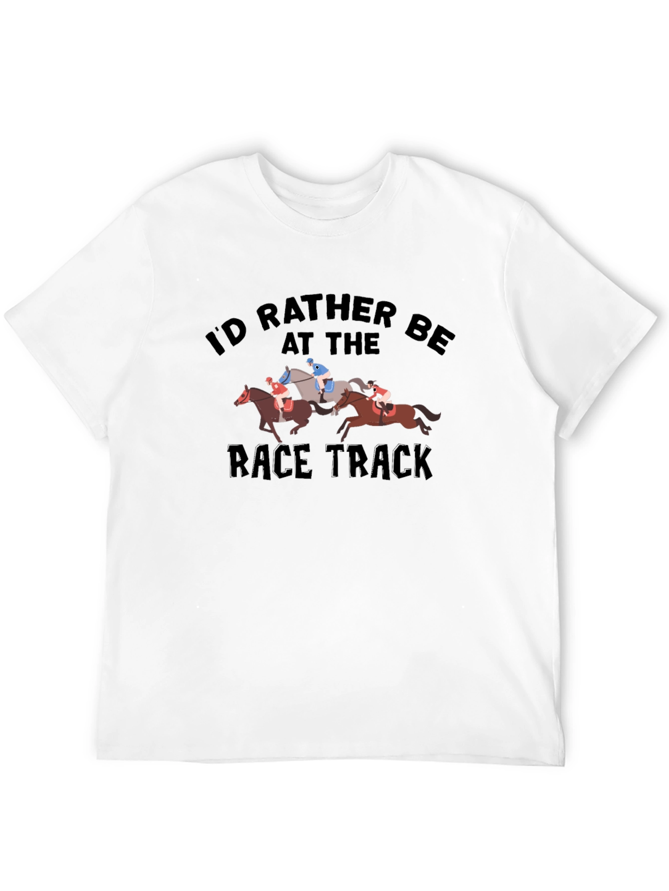 Race Track T-Shirt - Horse Racing Fan Tee