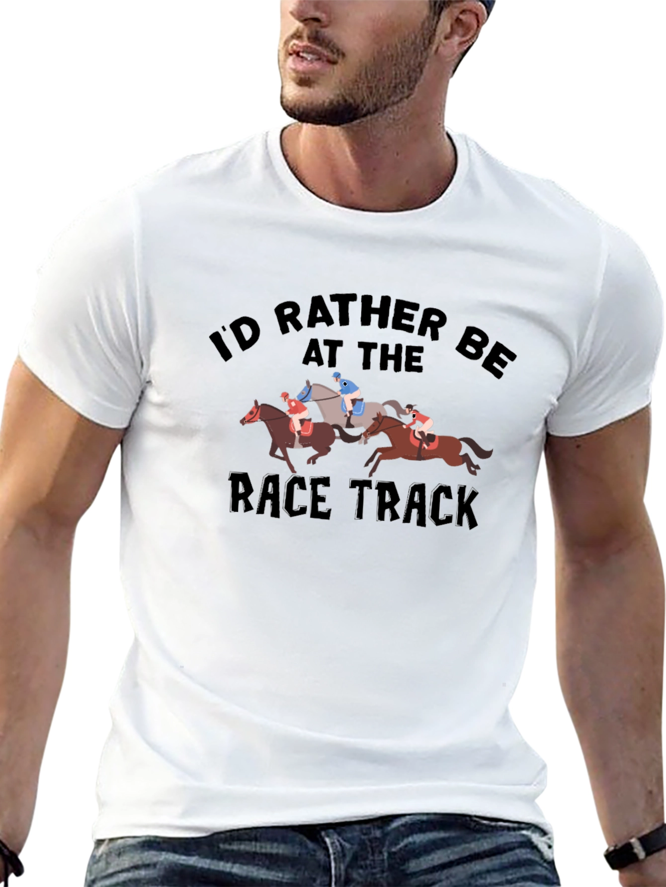 Race Track T-Shirt - Horse Racing Fan Tee