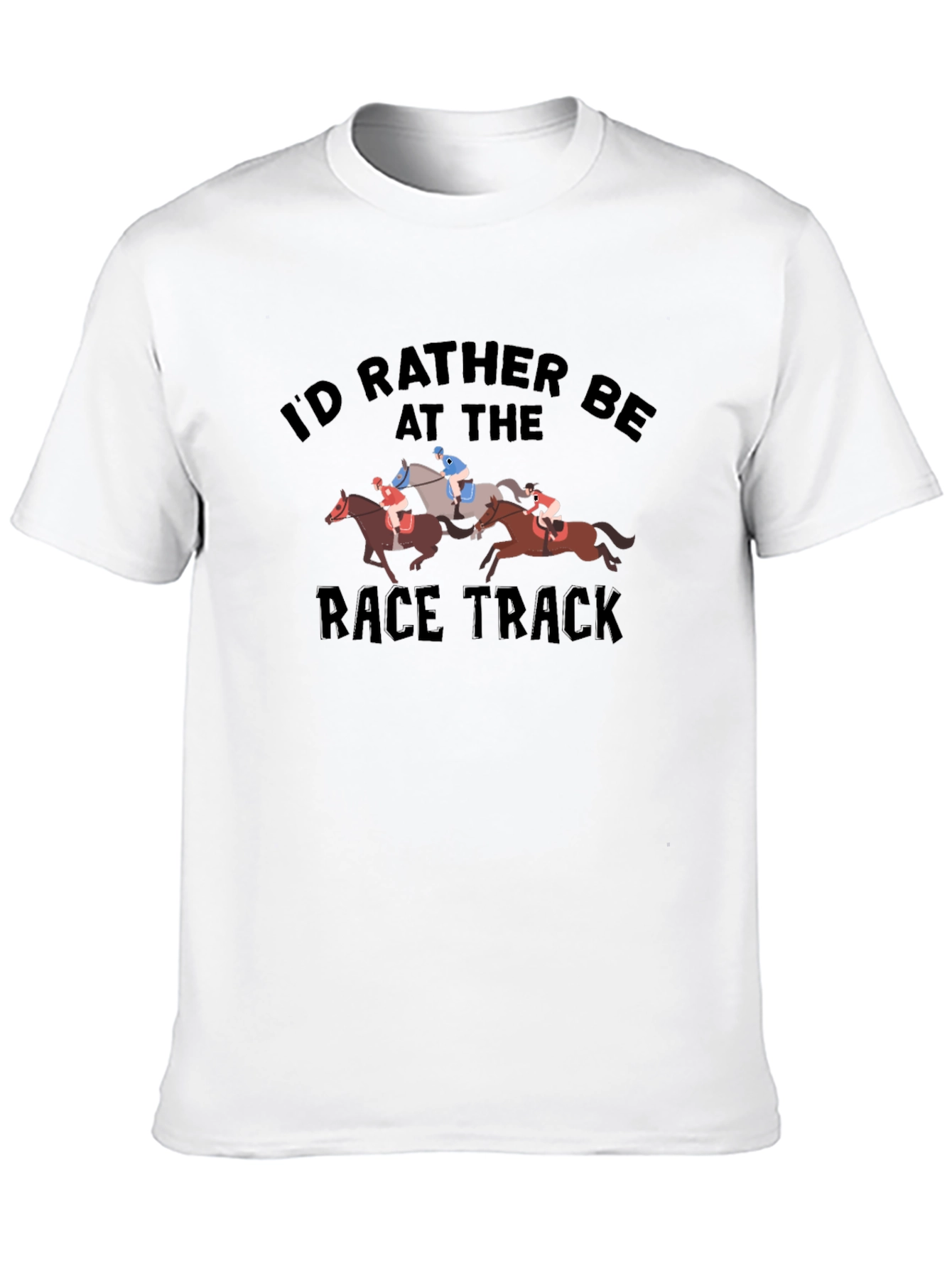 Race Track T-Shirt - Horse Racing Fan Tee