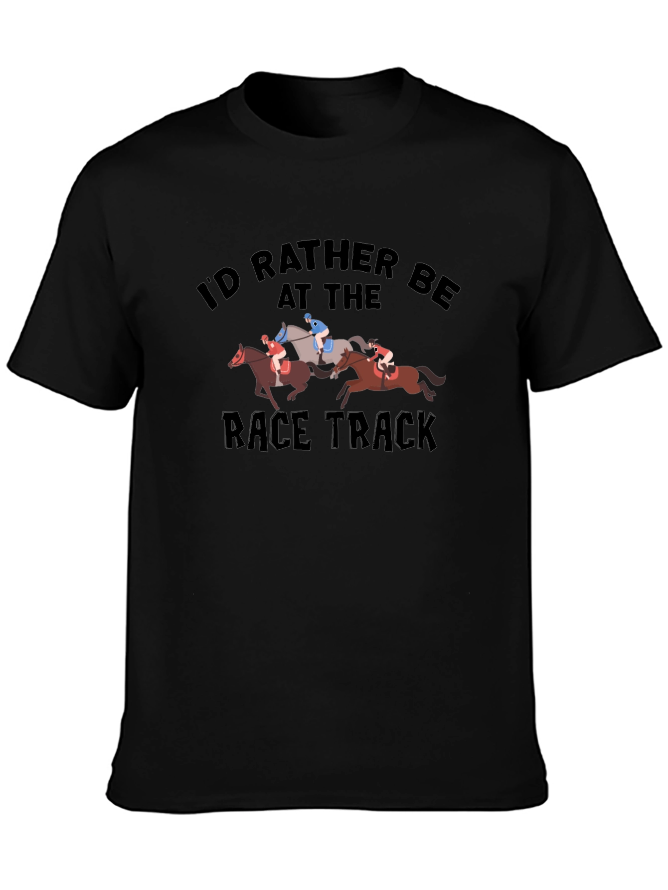 Race Track T-Shirt - Horse Racing Fan Tee