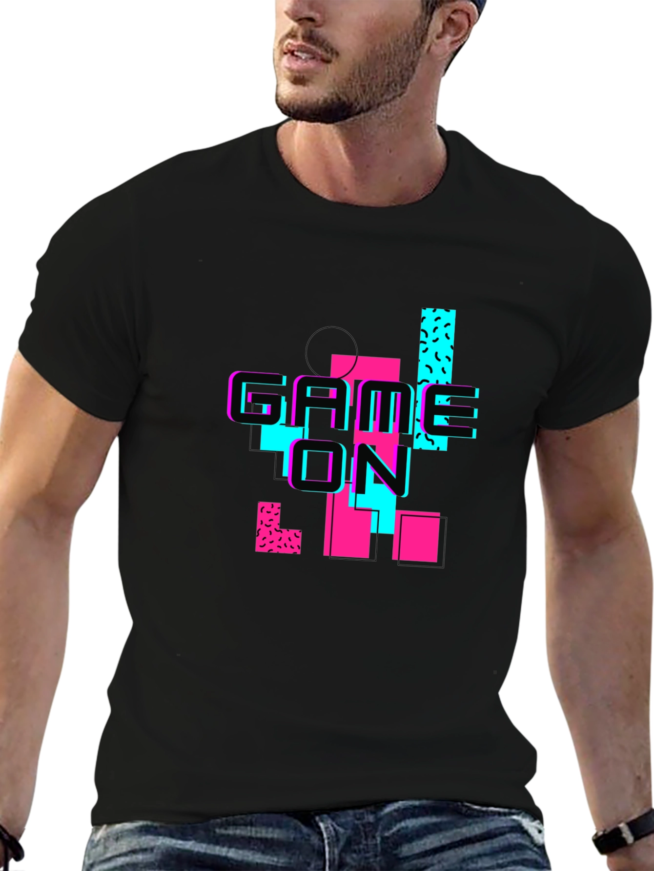 Game On T-Shirt - Retro 80s Style