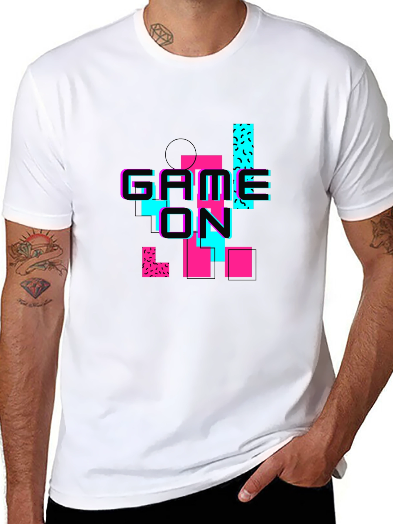Game On T-Shirt - Retro 80s Style