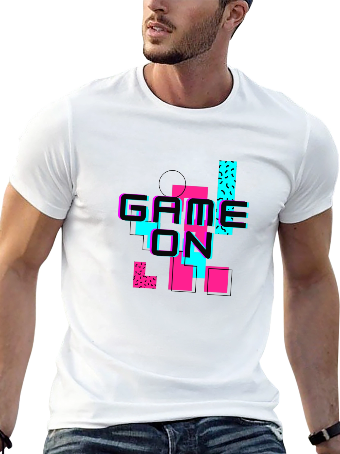 Game On T-Shirt - Retro 80s Style