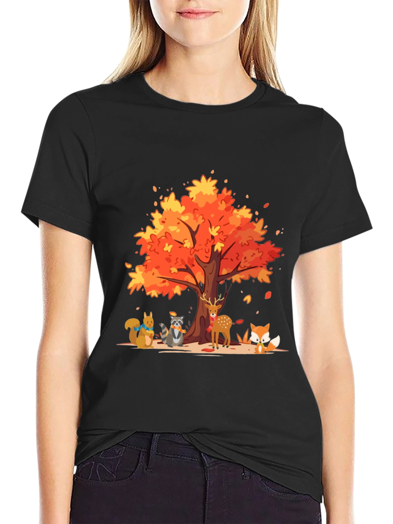 Autumn Forest Animal T-Shirt