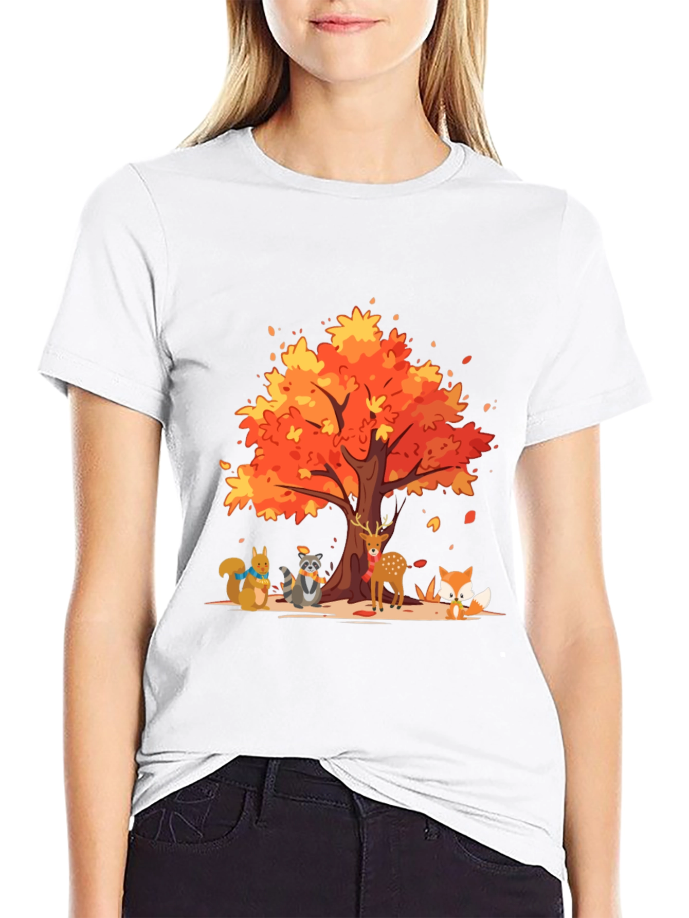 Autumn Forest Animal T-Shirt