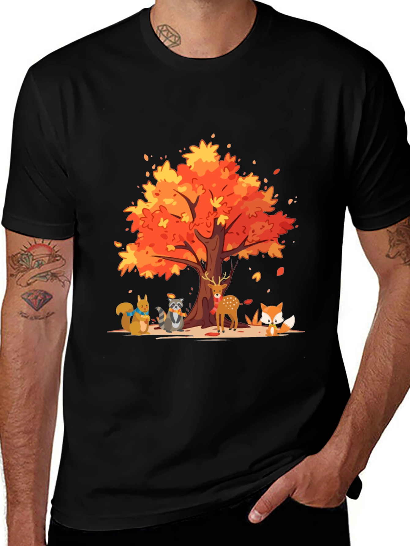 Autumn Forest Animal T-Shirt