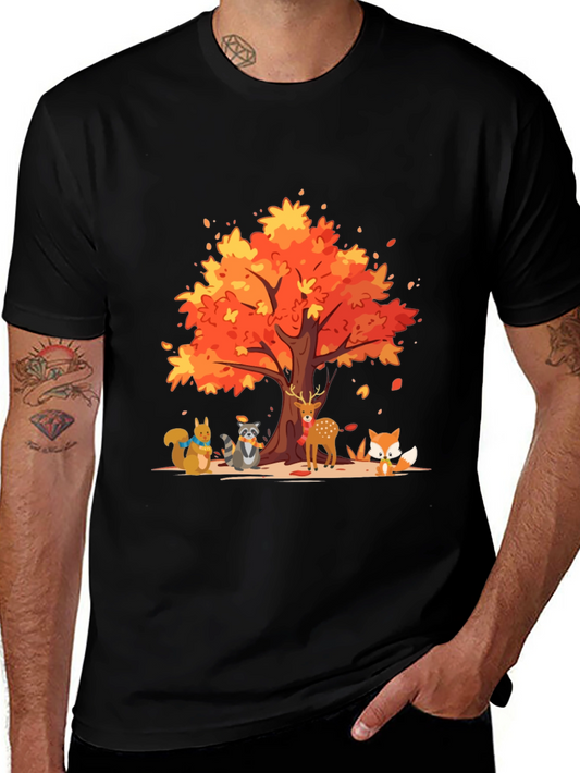 Autumn Forest Animal T-Shirt