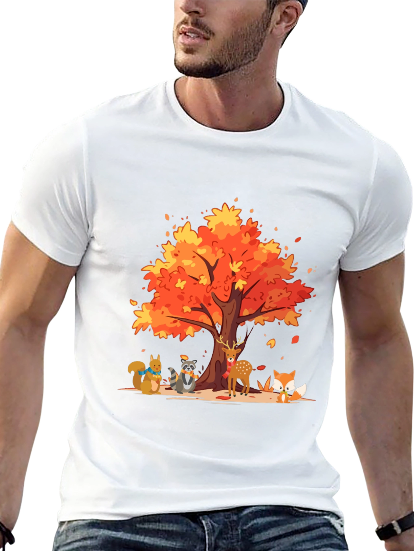 Autumn Forest Animal T-Shirt