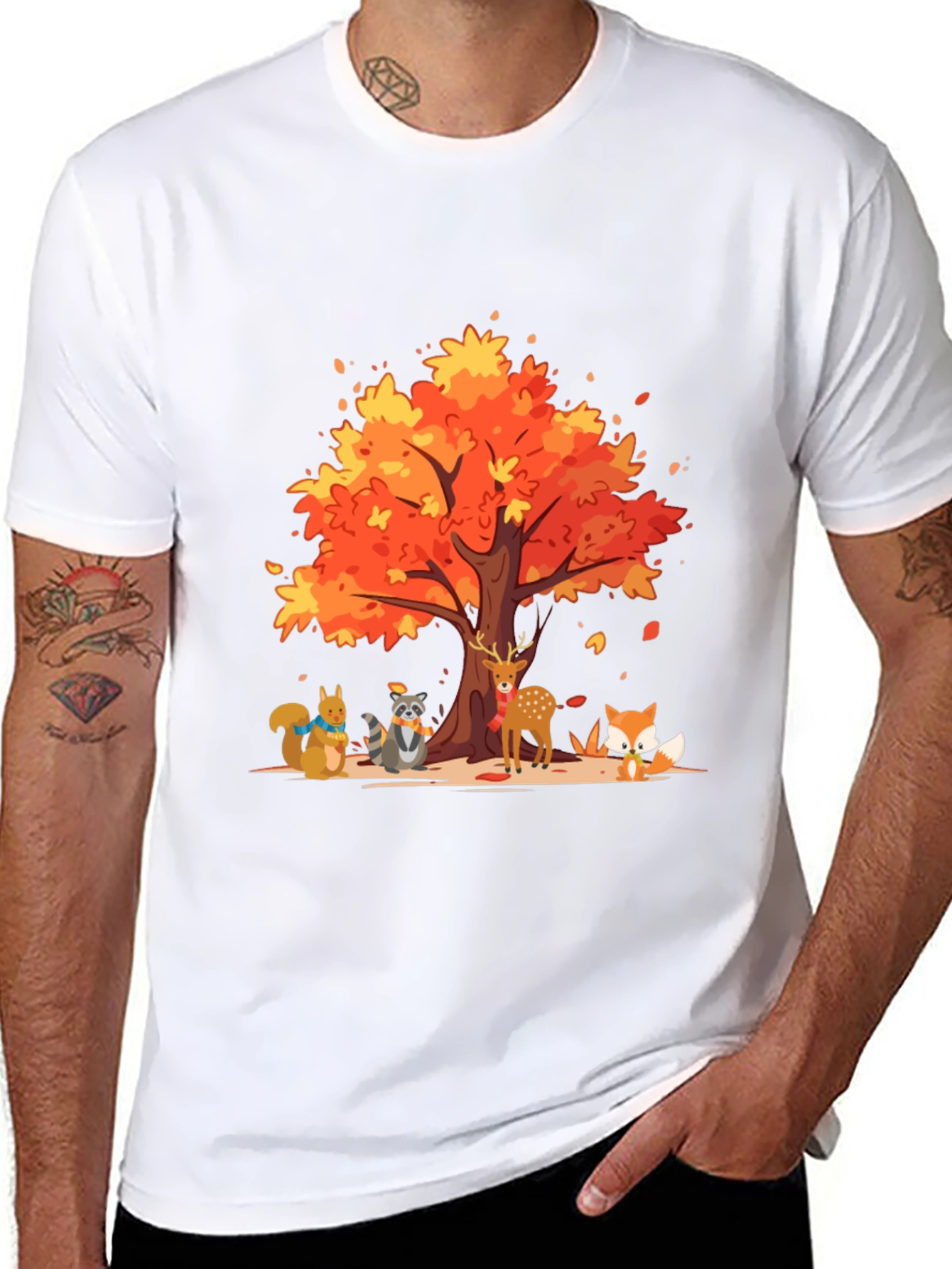 Autumn Forest Animal T-Shirt