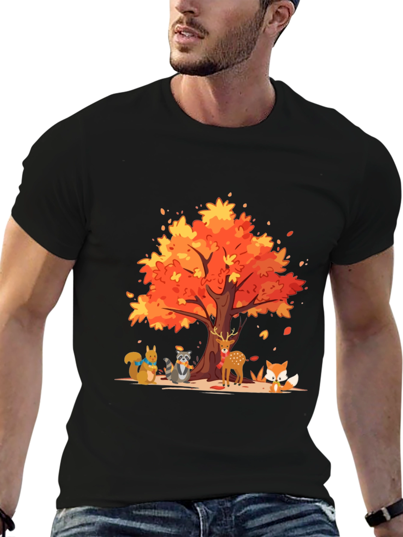 Autumn Forest Animal T-Shirt