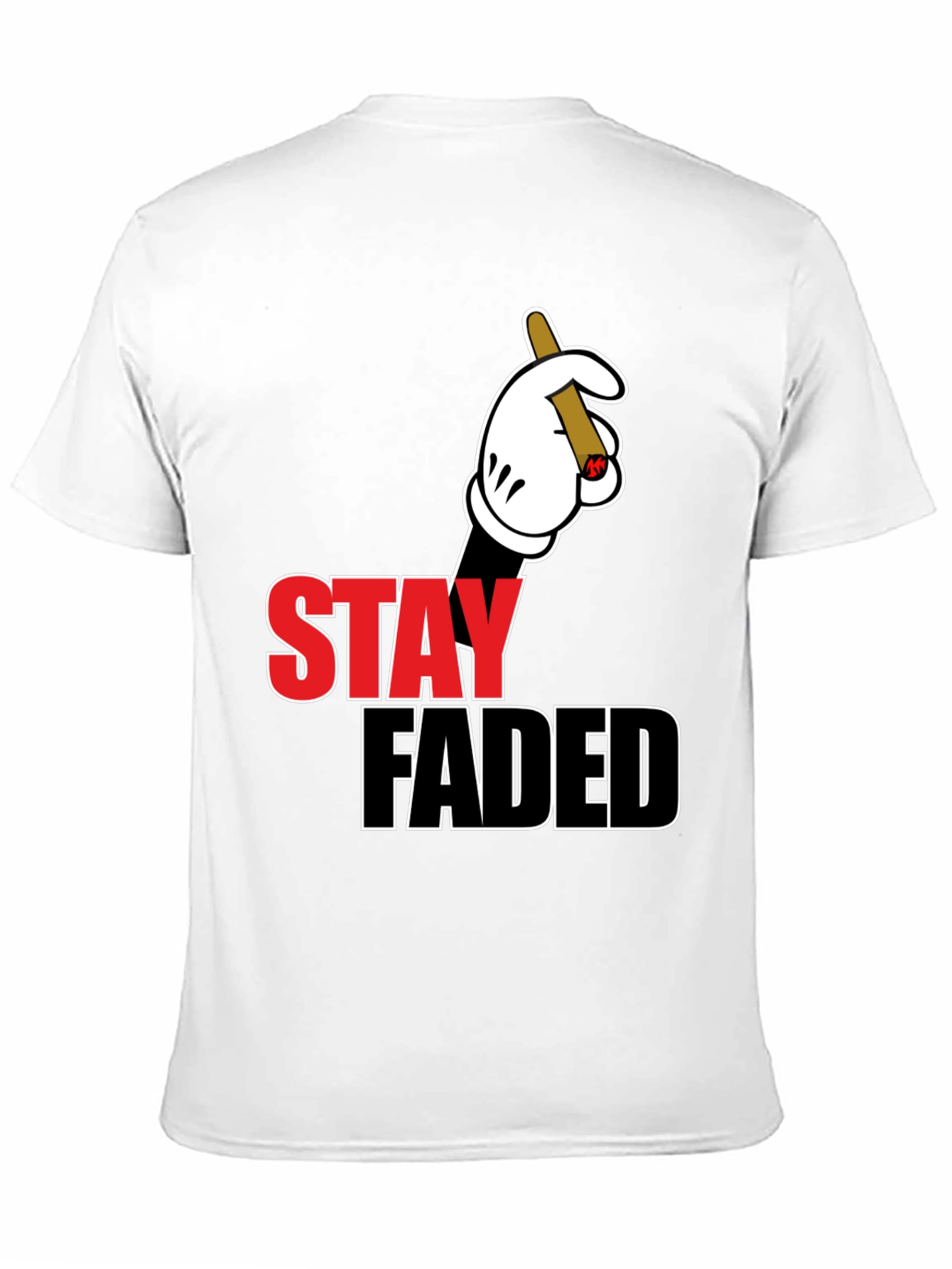 Stay Faded Graphic Tee - Black